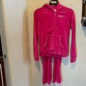 Juicy Couture girls tracksuit size 8/10-12